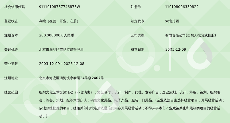 北京神州雪域國際文化傳媒 深耕文化藝術(shù)經(jīng)紀(jì)代理，搭建國際文化交流橋梁